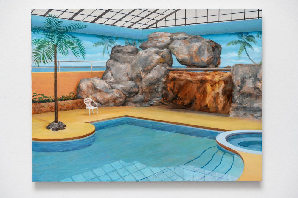 Climate control - 2025 - 40 x 50 cm - oil and acrylic on panel